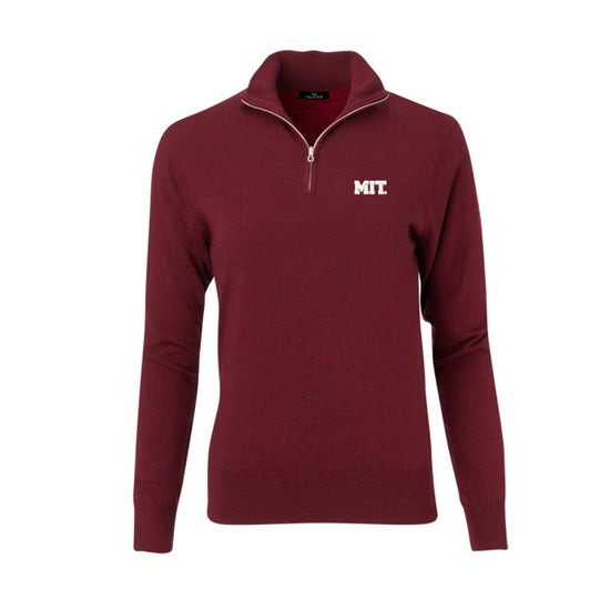 4 Zip Solid Pullover_Maroon.jpg