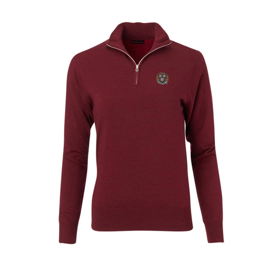 4 Zip Solid Pullover_Maroon.jpg