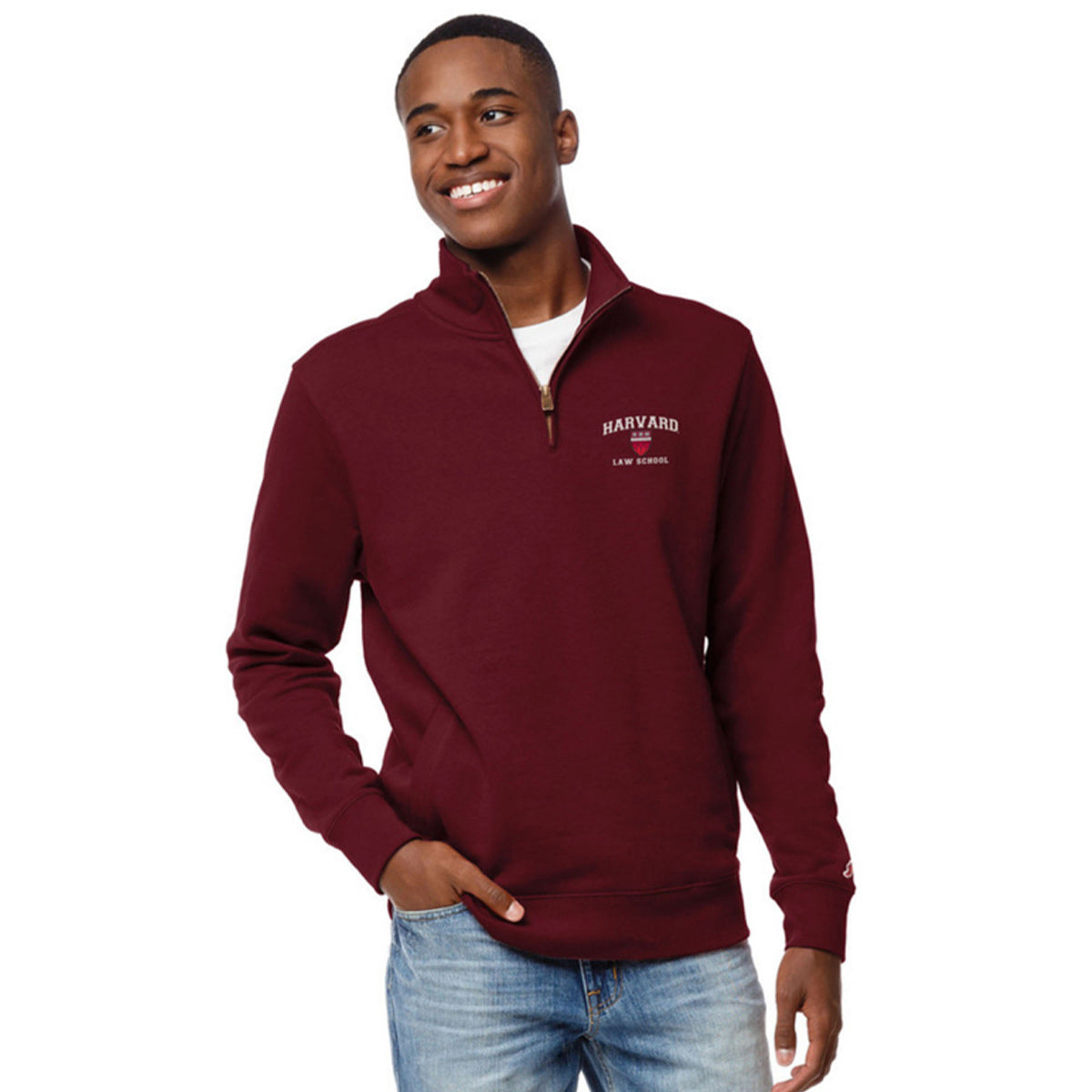 Harvard Law School League Stadium 1/4 Zip – The COOP