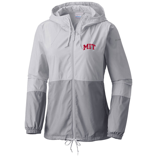5067-MIT Women's Columbia Flash Forward Windbreaker_White-Grey_01.jpg