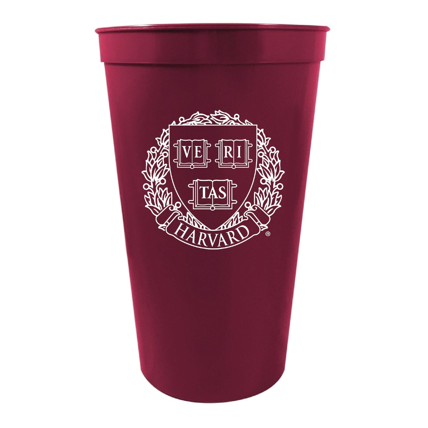 5089-Harvard Maroon Plastic Stadium Cup_media.jpg