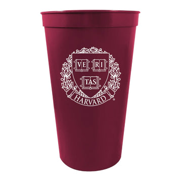 5089-Harvard Maroon Plastic Stadium Cup_media.jpg