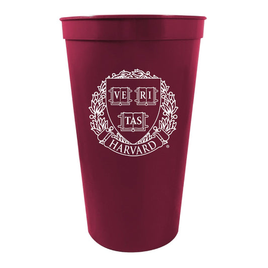 5089-Harvard Maroon Plastic Stadium Cup_media.jpg