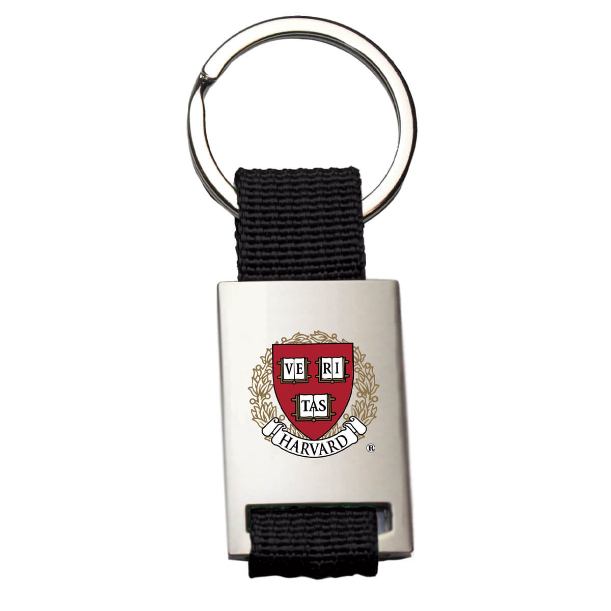 5117-Harvard Fabric Strap Metal Key Tag_media.jpg