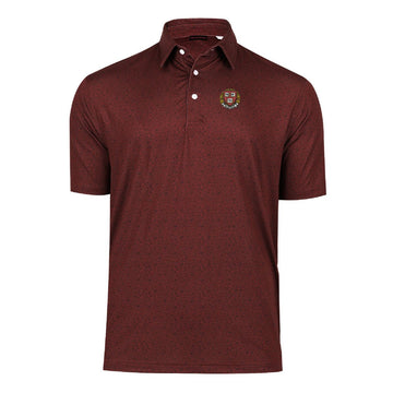 5190-Harvard Mosaic Polo_Maroon.jpg