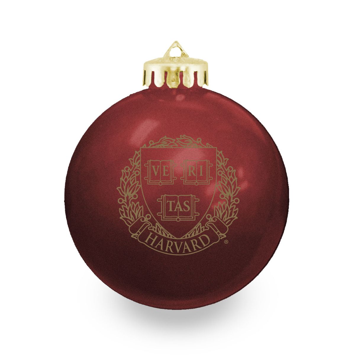 6005-Harvard Ball Ornament With Gold Harvard Veritas Seal_media.jpg