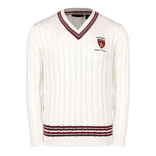 6045-Harvard Medical Cotton Cable Knit Cricket Sweater_media_01.jpg