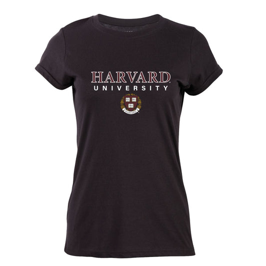 6083-Harvard Women's Essential Crewneck Tee_Black.jpg