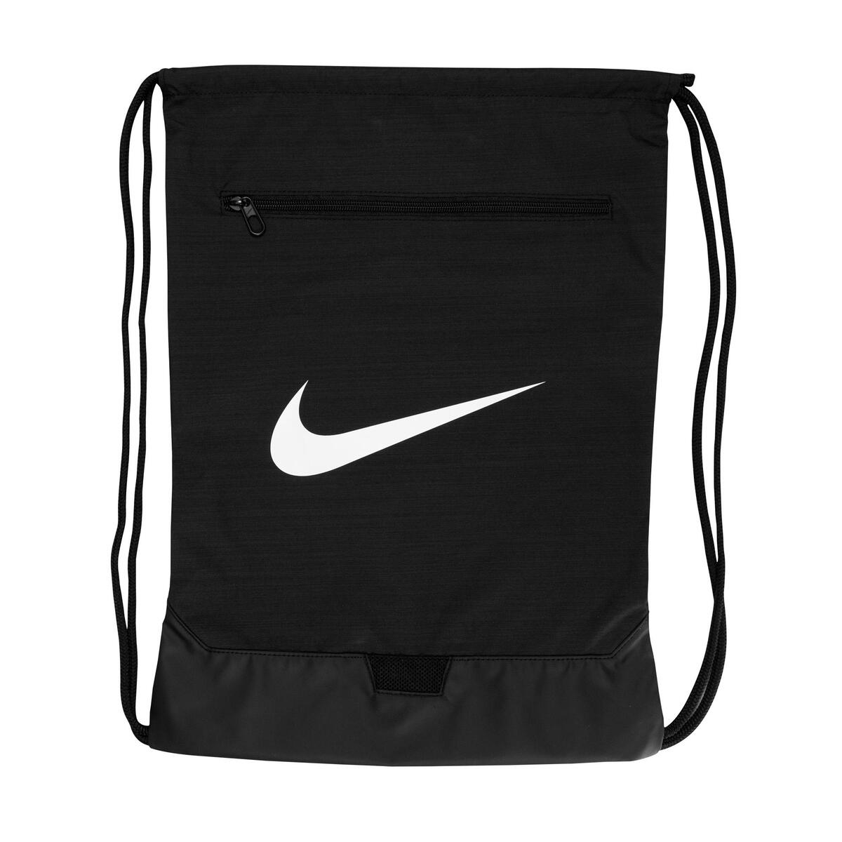nike brasilia black gym sack