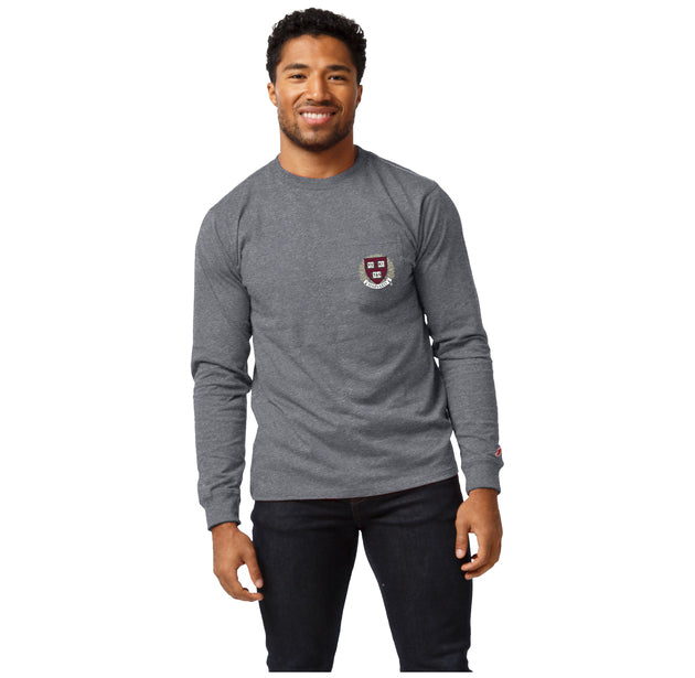 6216-Harvard League Pocket Crew Neck Tee With Full Color Seal_media_02.jpg