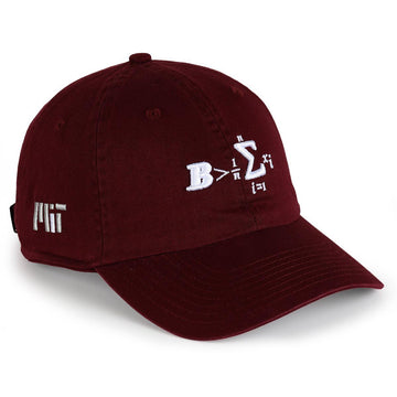 MIT Greater Than Average Embroidered Adjustable Twill Hat