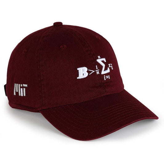MIT Greater Than Average Embroidered Adjustable Twill Hat