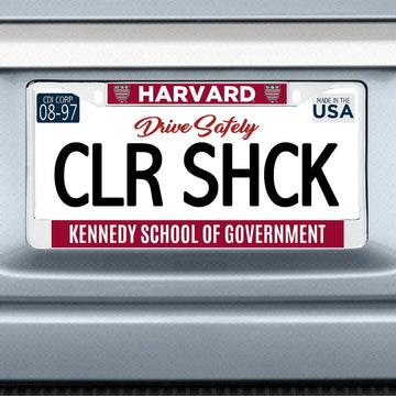 6289-Harvard Kennedy School Of Government License Plate Frame_media_01.JPG