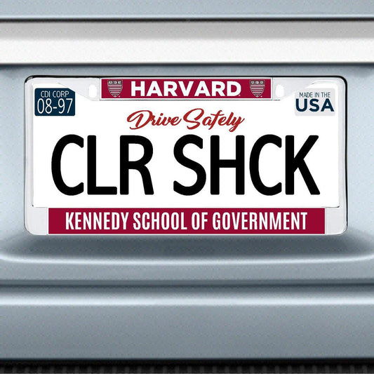 6289-Harvard Kennedy School Of Government License Plate Frame_media_01.JPG
