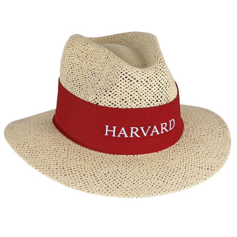 6297-Harvard Straw Fedora Hat With Embroidered Ribbon_media.jpg