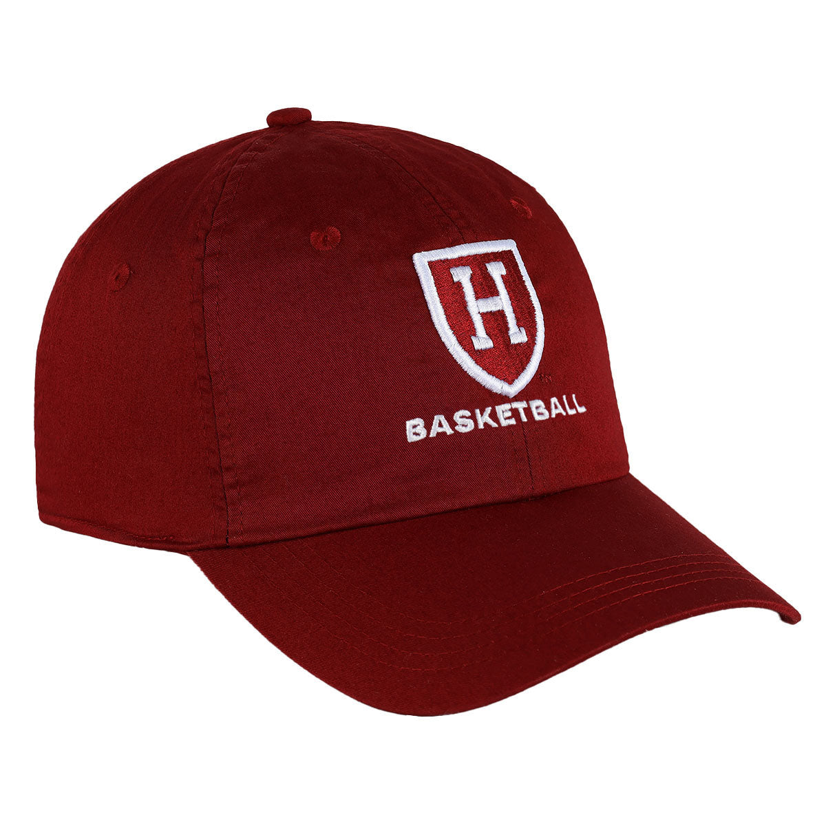 6342-Harvard Basketball Embroidered Shield Adjustable Twill Hat_media.jpg