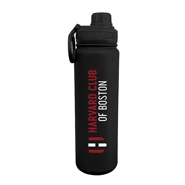 6444-Harvard Club of Boston Black 24 oz Stainless Steel Bottle_media.jpg