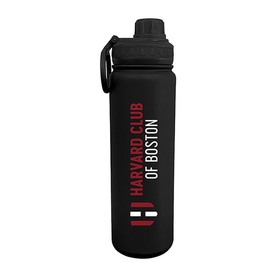 6444-Harvard Club of Boston Black 24 oz Stainless Steel Bottle_media.jpg