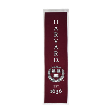 Harvard 8x32 Embroidered Pennant