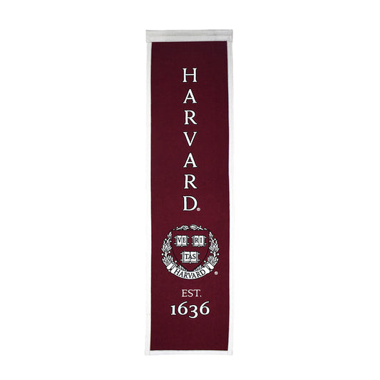 Harvard 8x32 Embroidered Pennant