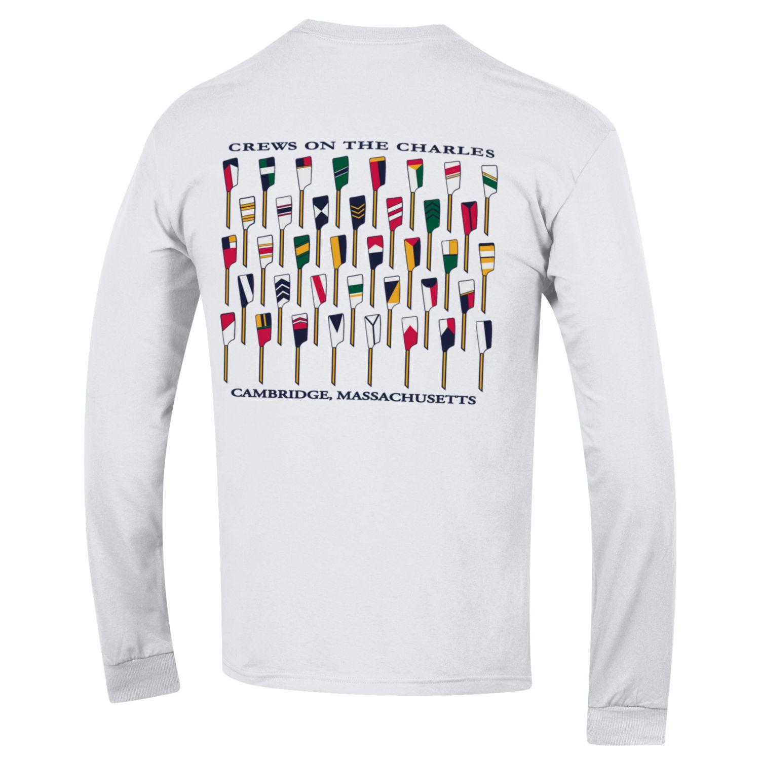 Harvard Champion Long Sleeve Crew Tee With Back Oar Design – The COOP
