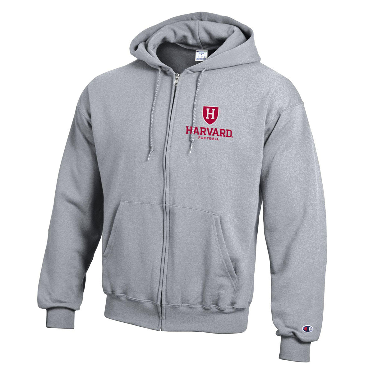 6466-Harvard Champion Football Full Zip Hood_media.jpg