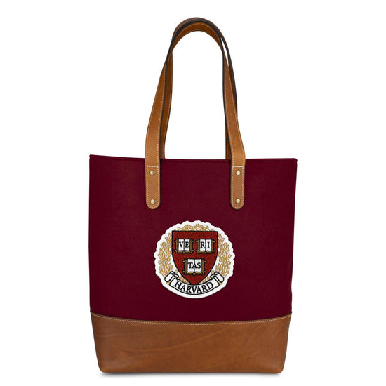 6479- Harvard Maroon Wool And Leather Veritas Tote_media_01.jpg