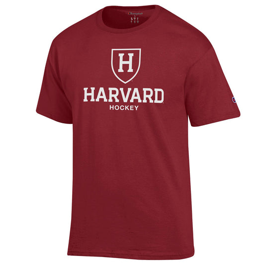6482-Harvard Champion Hockey Tee With Athletic H Shield_media.jpg