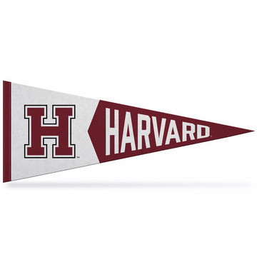 Harvard Block H 12" x 30" Felt Pennant