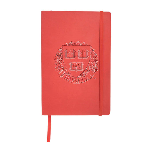 6713-Harvard Soft Bound Embossed Lined Journal Book_Red.jpg