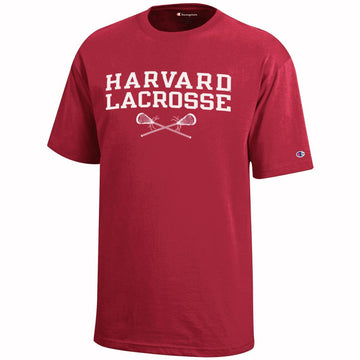 Harvard Champion Youth Lacrosse Tee