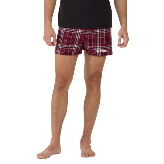 6993-Harvard Men's Essential Plaid Flannel Boxer Shorts_media_03.jpg