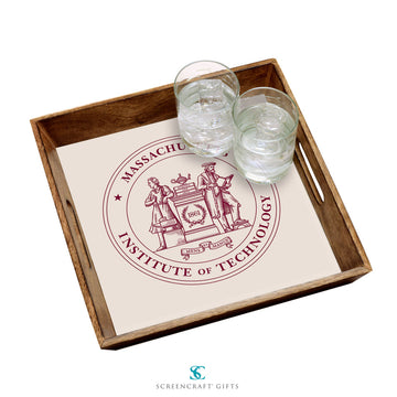 MIT Screencraft Tileworks Wood Serving Tray
