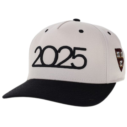 7024-Harvard Class of 2025 Stone Black Heritage Structured Snapback Twill Hat_media.jpg