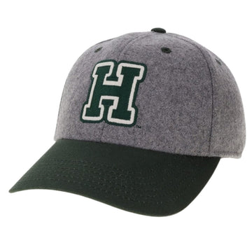 7035-Harvard Dark Green Vintage Wool Structured Adjustable Hat_media.jpg