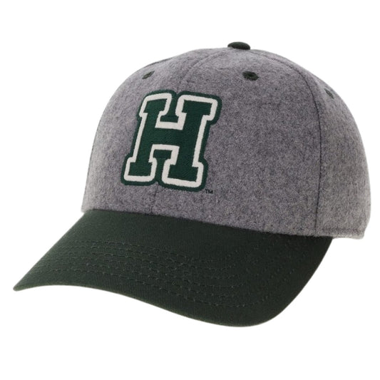 7035-Harvard Dark Green Vintage Wool Structured Adjustable Hat_media.jpg