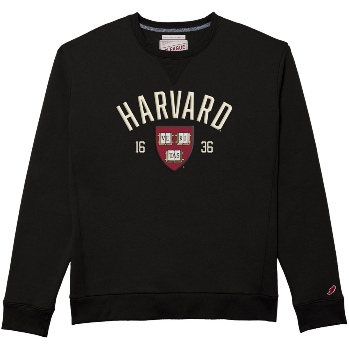 7070-Harvard League 1991 Felt Embroidered Applique Crewneck Sweatshirt_media.jpg