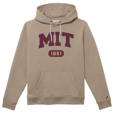 7073-MIT Fleece 1991 Khaki Hooded Sweatshirt_media.jpg