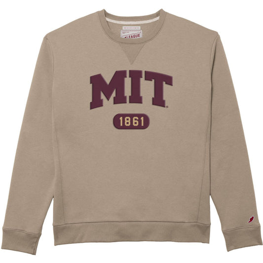 7074-MIT Fleece 1991 Khaki Crewneck Sweatshirt_media.jpg
