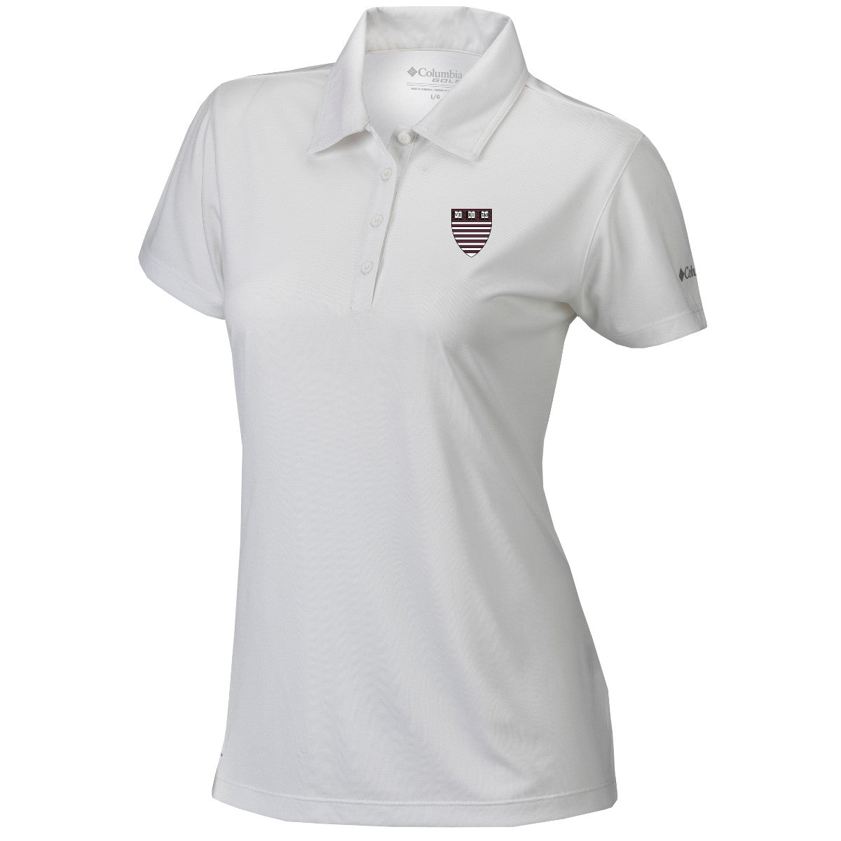 7133-Harvard Kennedy School Women's White Birdie Polo_media.jpg