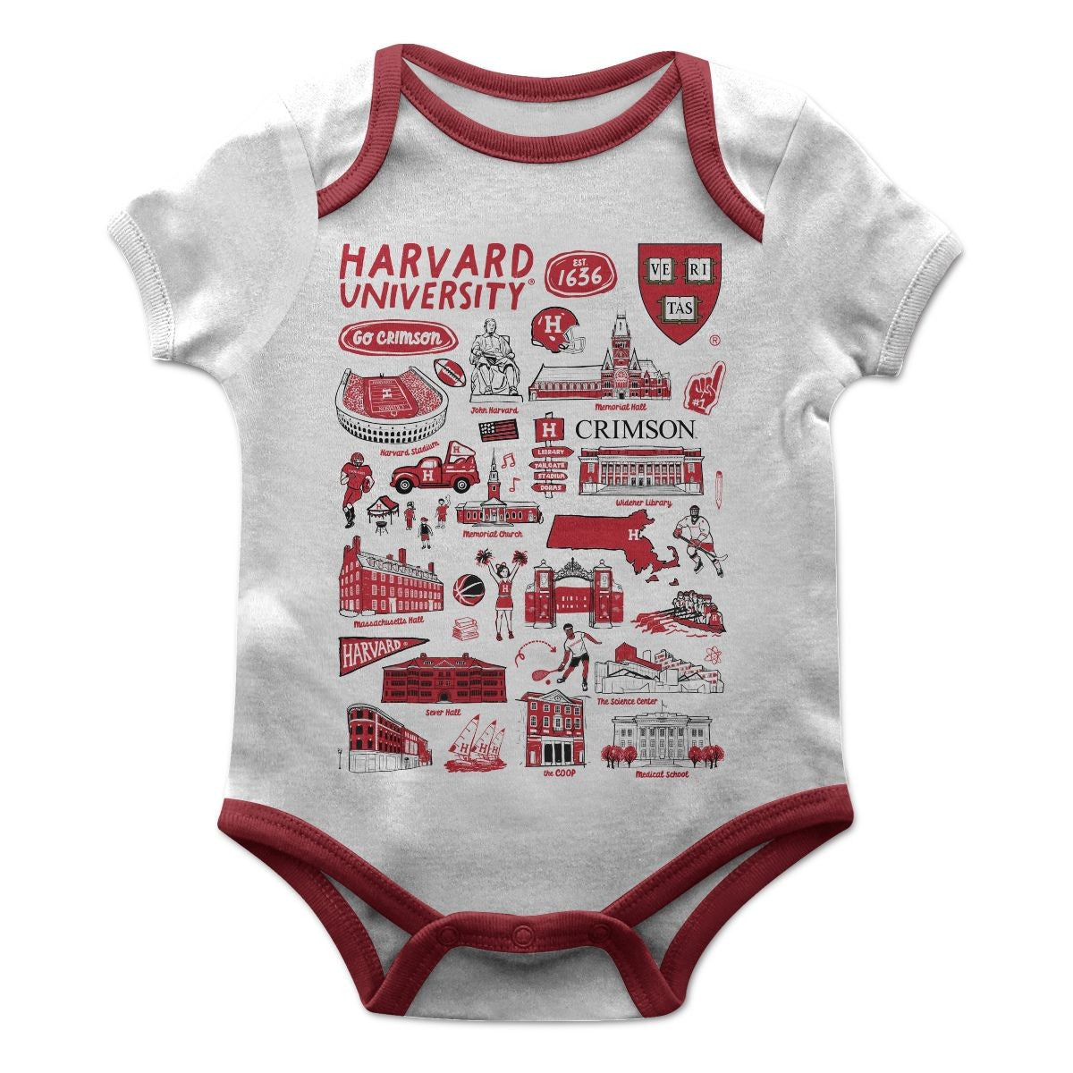 7232-Harvard Infant All Over Design Onesie_media.jpg