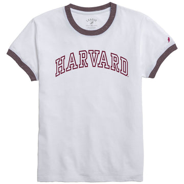 7241-Harvard Womens White Intramural Ringer Tee_media.jpg