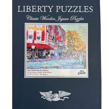 7270-Liberty Custom Wooden Puzzle _The COOP. Harvard Square_ Watercolor by Artist Sean Moore_01.jpg