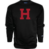 Harvard Crimson Chenille H Vintage H Crewneck Pullover