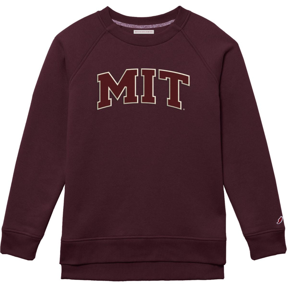7336-MIT Women's League 1991 Maroon Crew Sweatshirt_media.jpg
