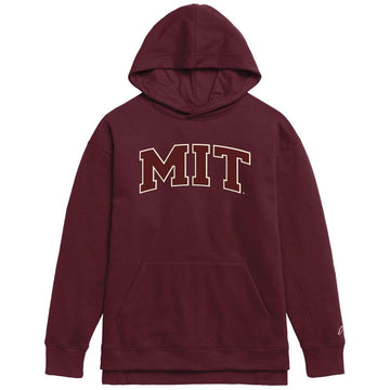 7337-MIT Women's League Maroon Hooded Sweatshirt_media