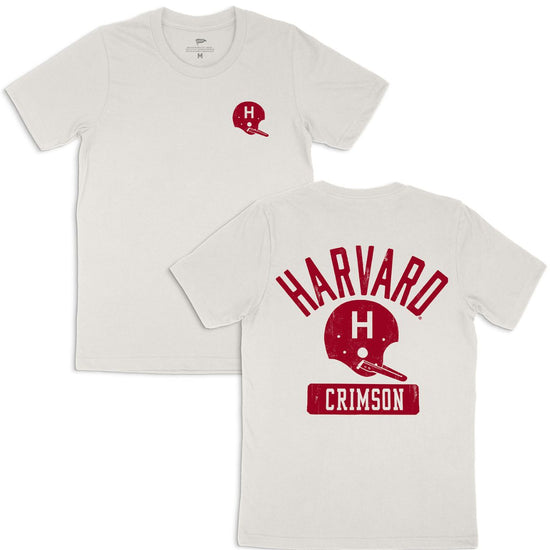 7347-Harvard Streaker Sports Football Helmet Cream Tee_media.jpg