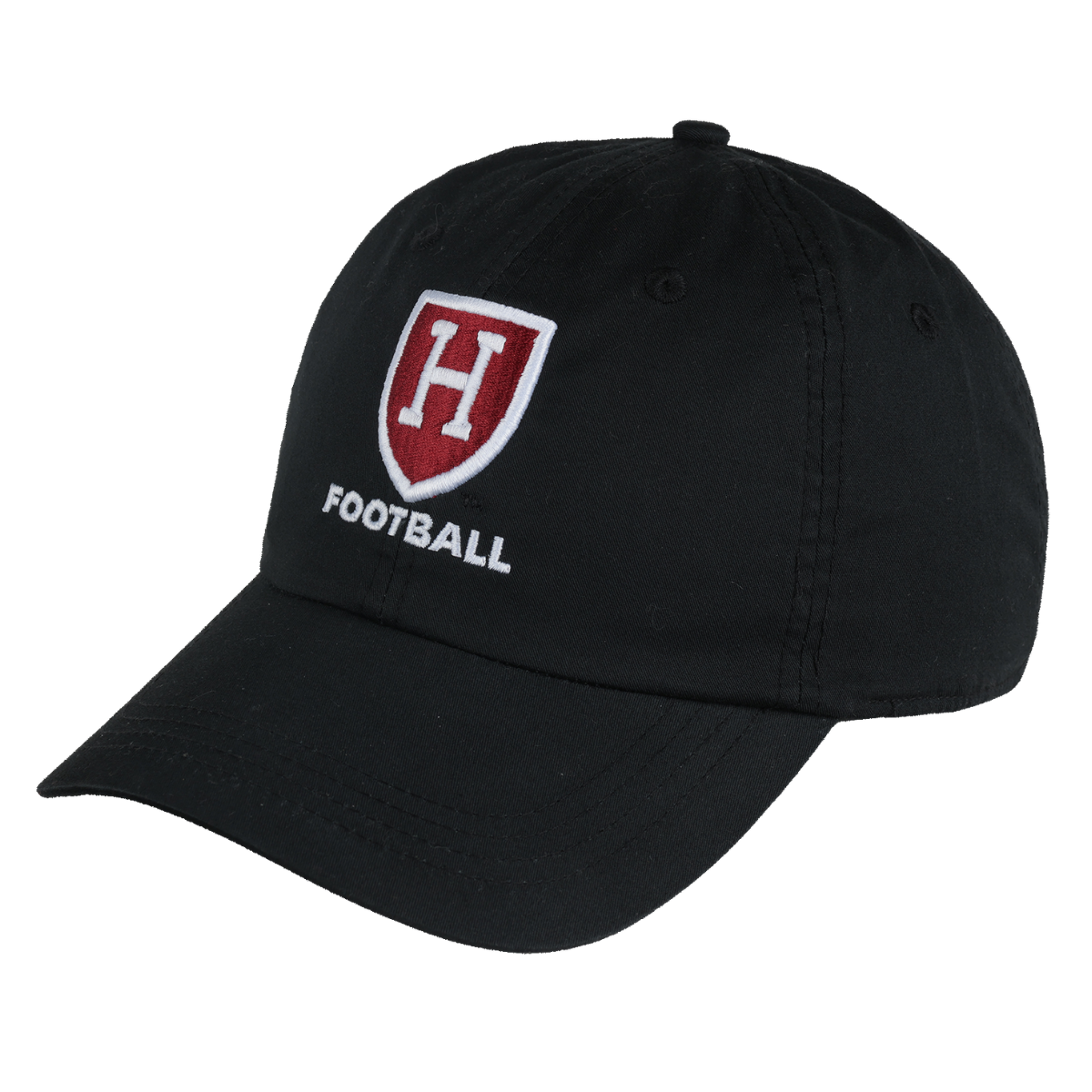 7378-Harvard Football Embroidered Shield Adjustable Twill Hat_media_2.png