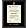 7396-Harvard Medallion Midnight Black Matte Diploma Frame With Black Mat_Harvard - Business.jpg