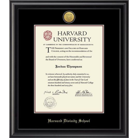7396-Harvard Medallion Midnight Black Matte Diploma Frame With Black Mat_Harvard - Divinity.jpg